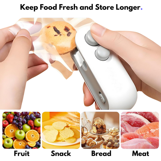 Novae Drop Smart 2-in-1 Mini Bag Sealer + Cutter