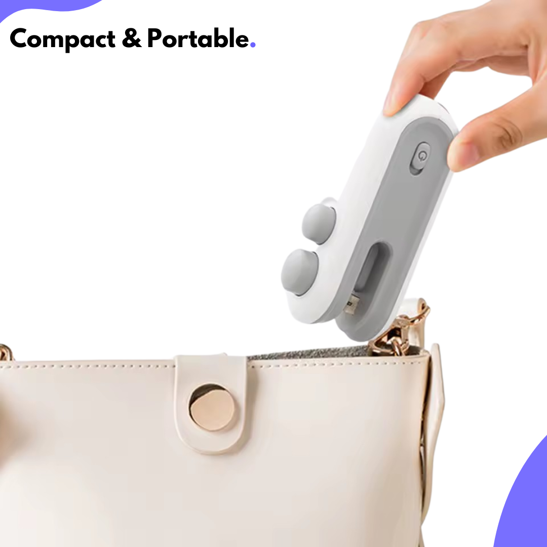 Novae Drop Smart 2-in-1 Mini Bag Sealer + Cutter